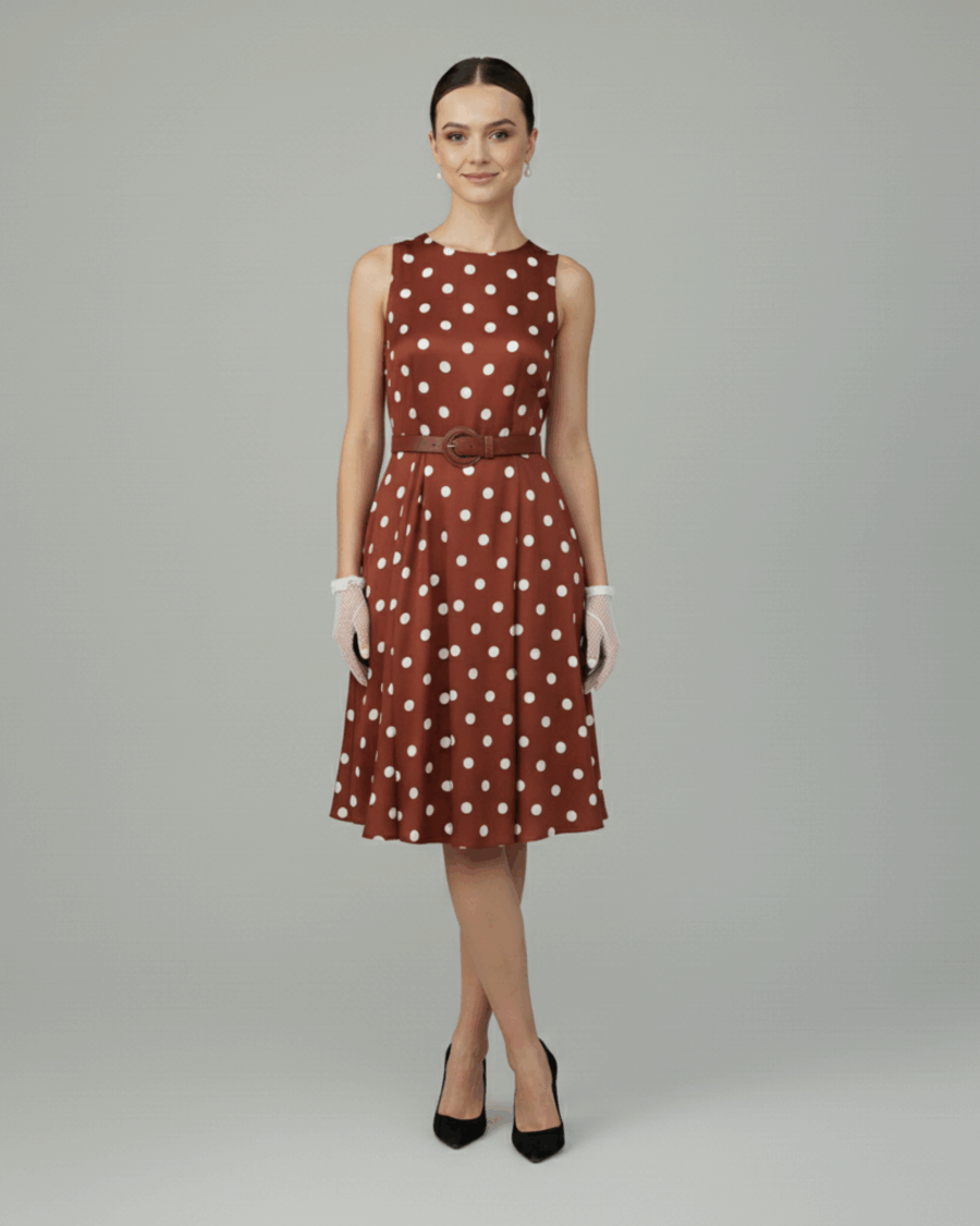 Vestido Pretty Woman topos