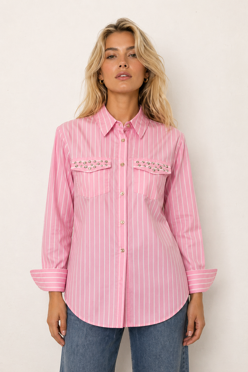 Camisa rosa rayada (2)