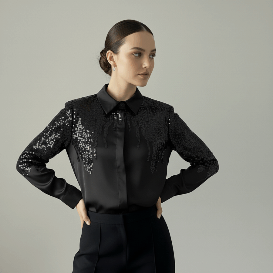 Blusa Midnight Shine