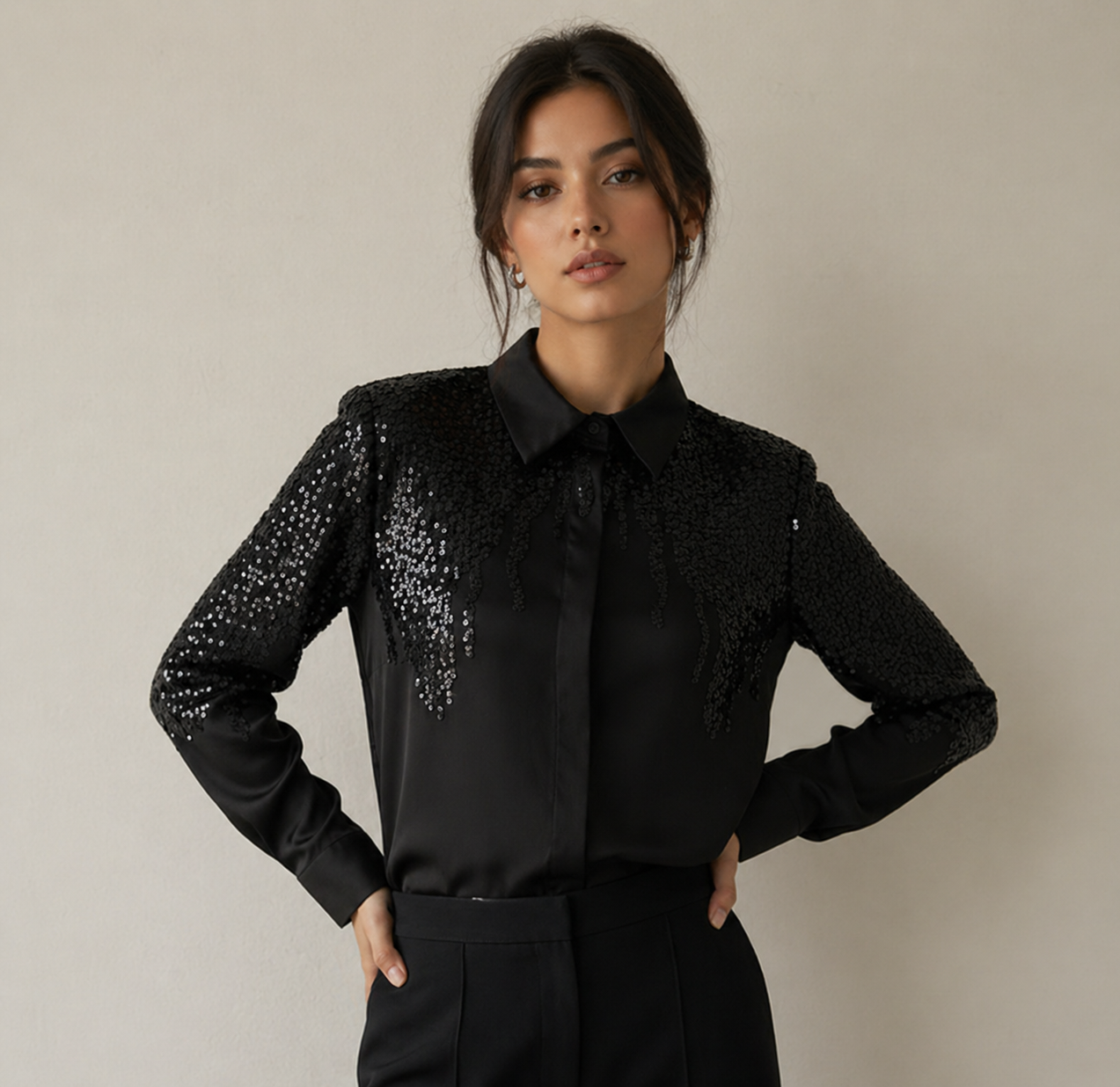 Blusa Midnight Shine