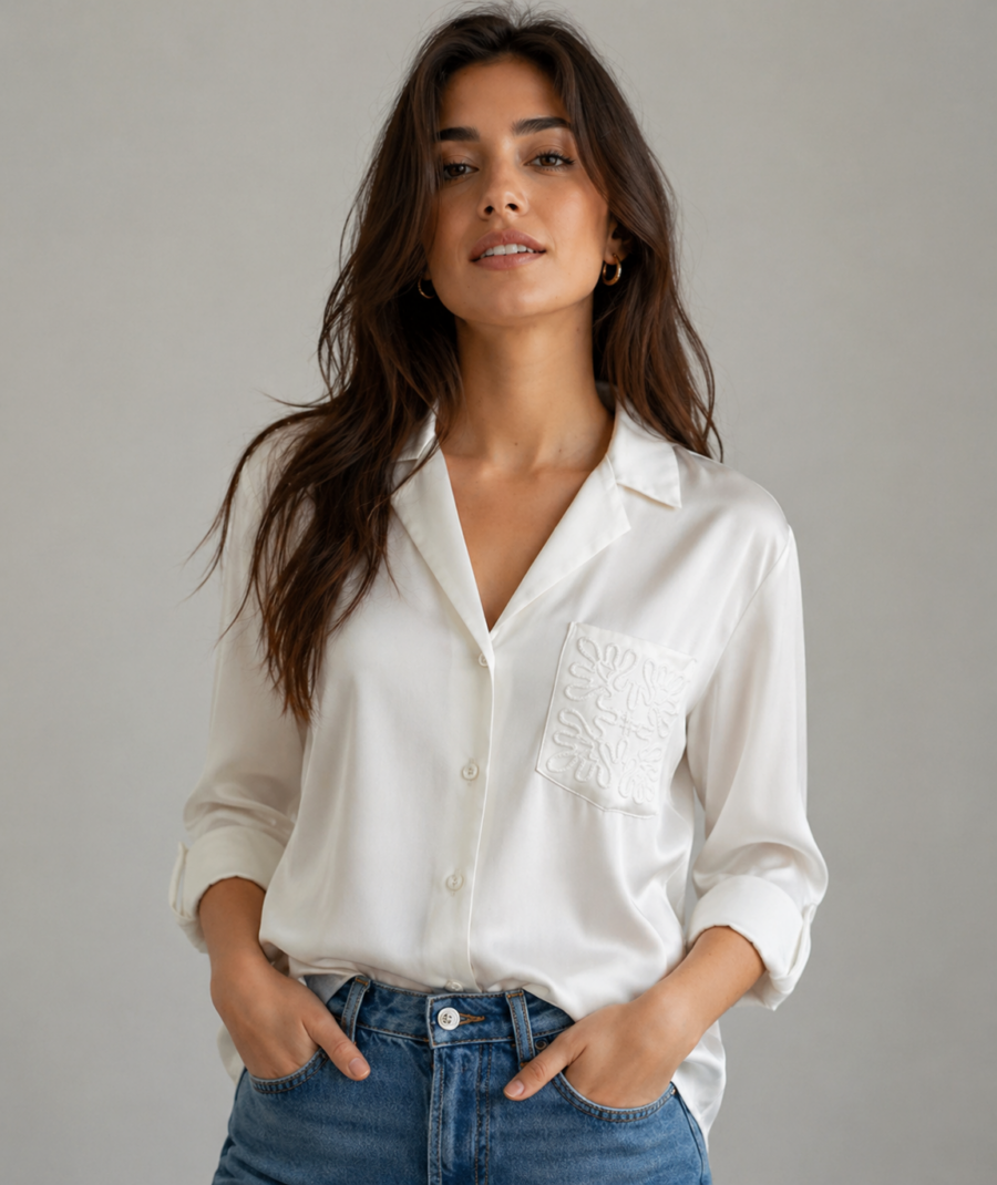 Camisa Silk Pocket