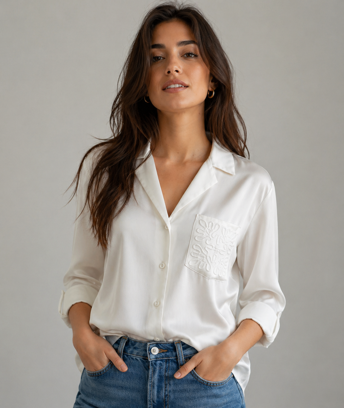 Camisa Silk Pocket