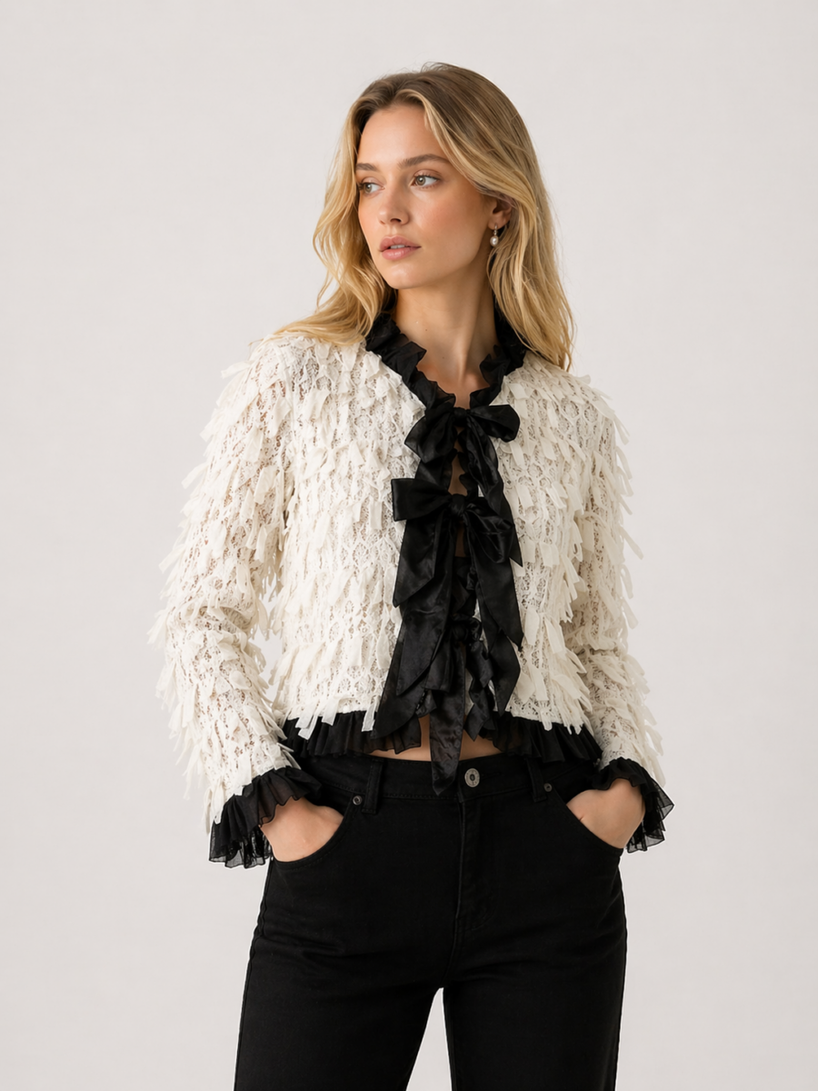 Chaqueta Lace & Bows