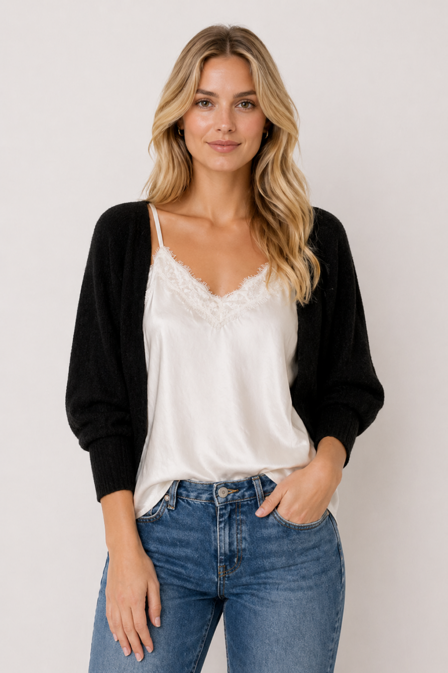 Bolero Knit Black