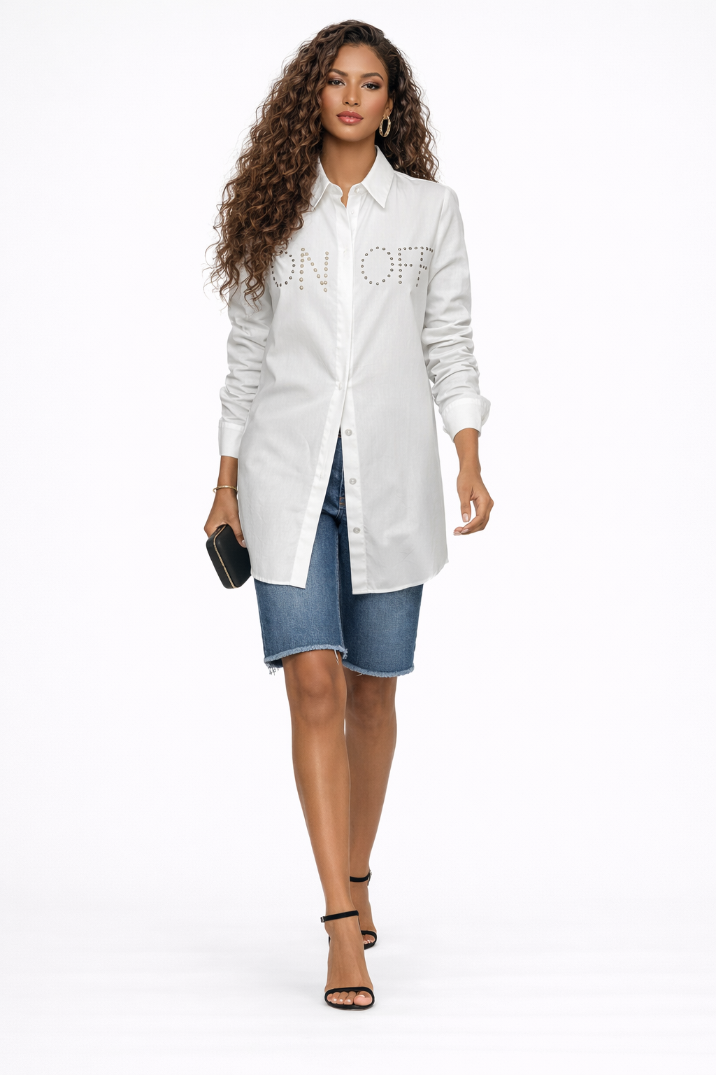 Blusón White Shine Statement Be Blouse