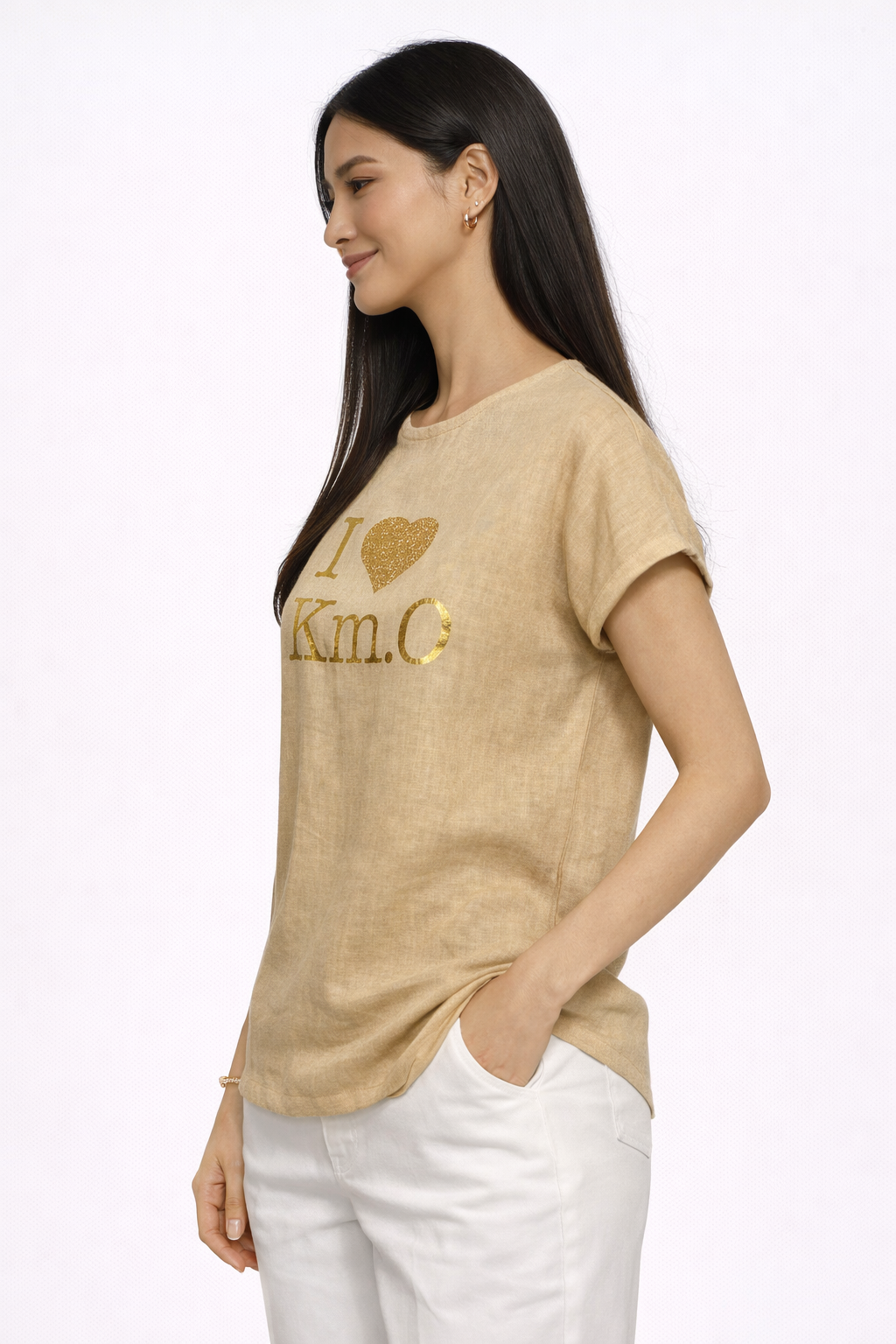 Camiseta Sand I ❤️ Kmo Lino & Punto Be Blouse