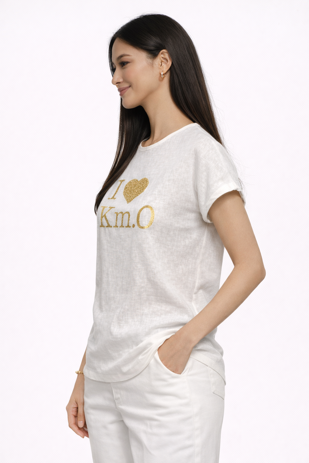 Camiseta blanca I Love Kmo