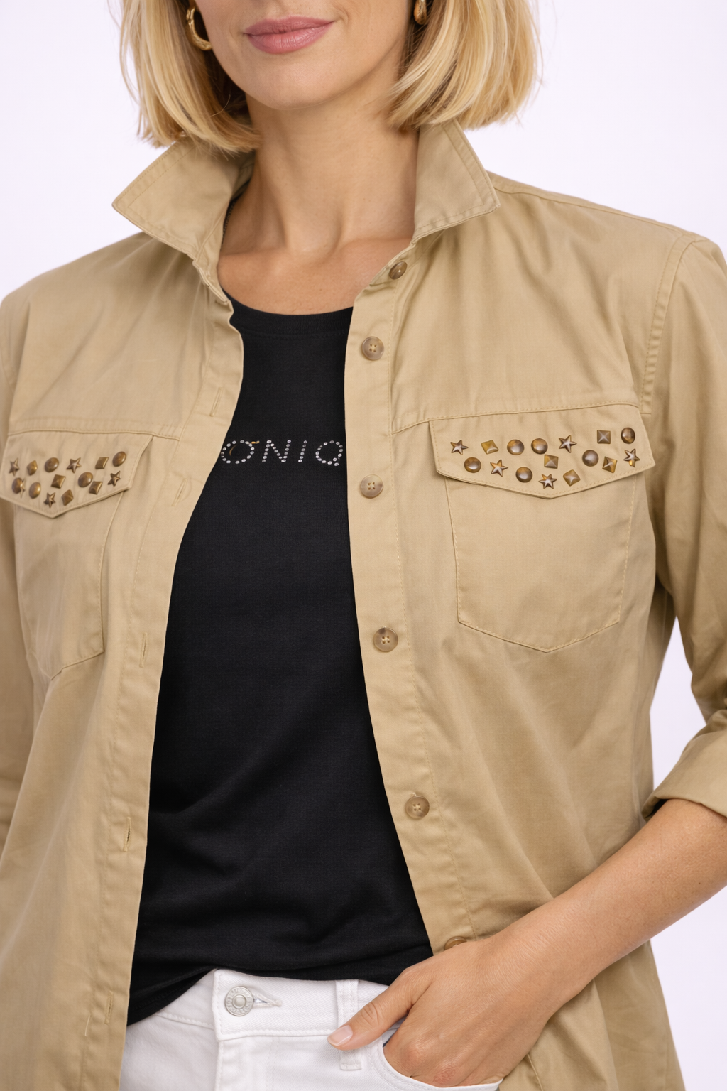 Sobrecamisa inspiración militar