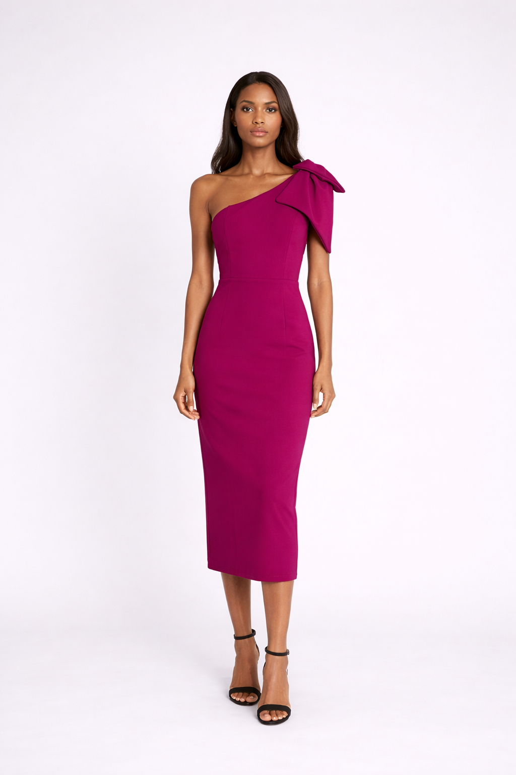 Vestido Bow One Shoulder Muse