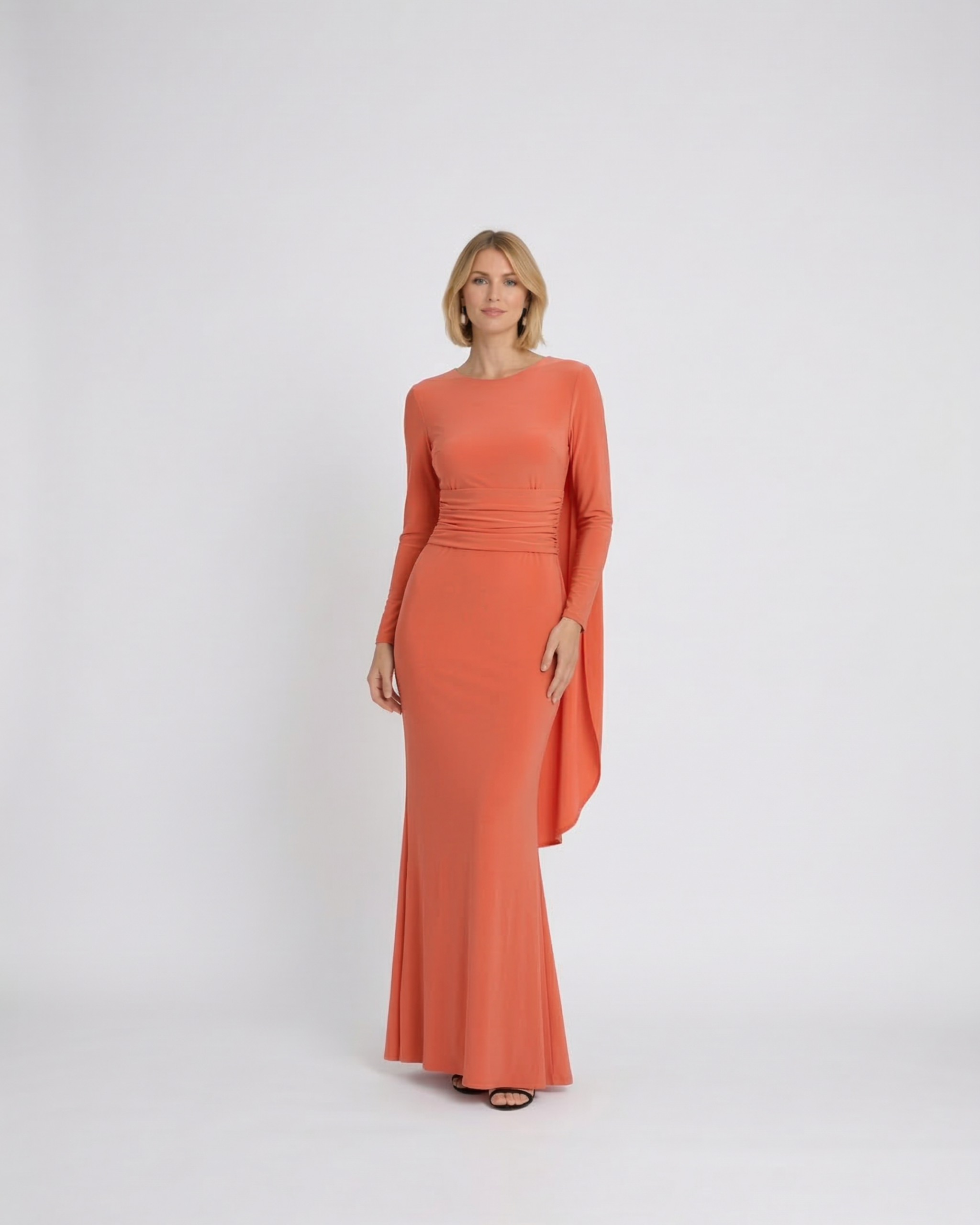 Vestido Draped Elegance