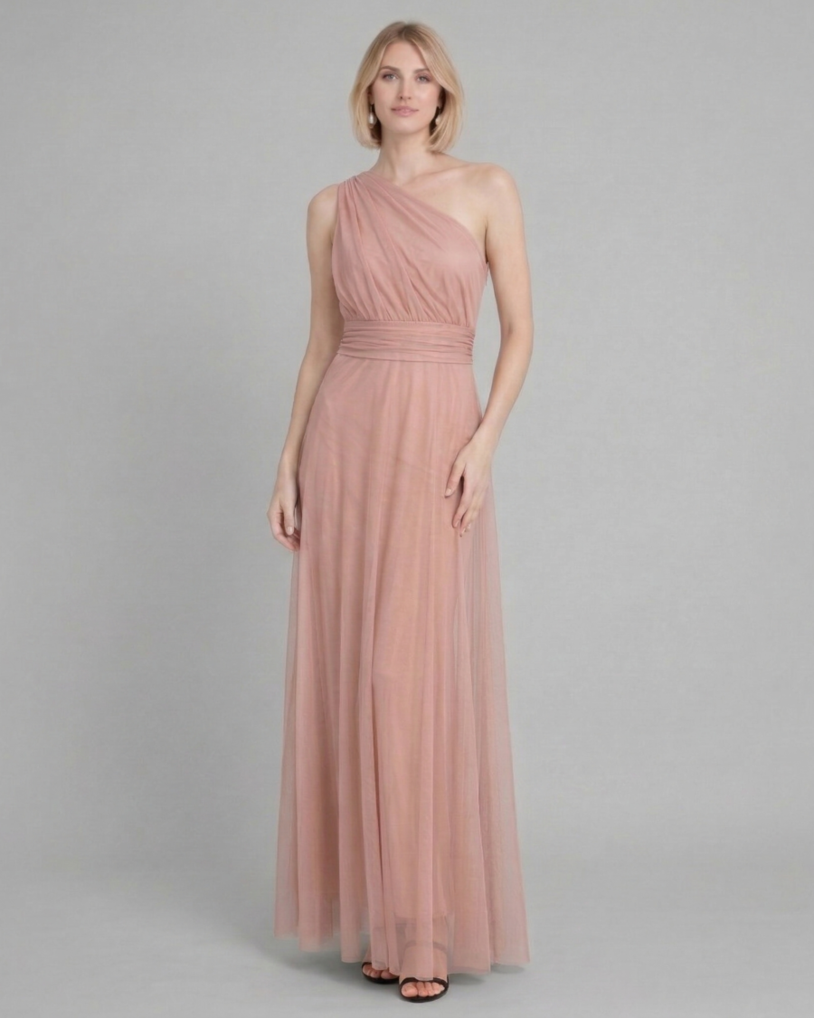 Vestido Tul One Shoulder Grace
