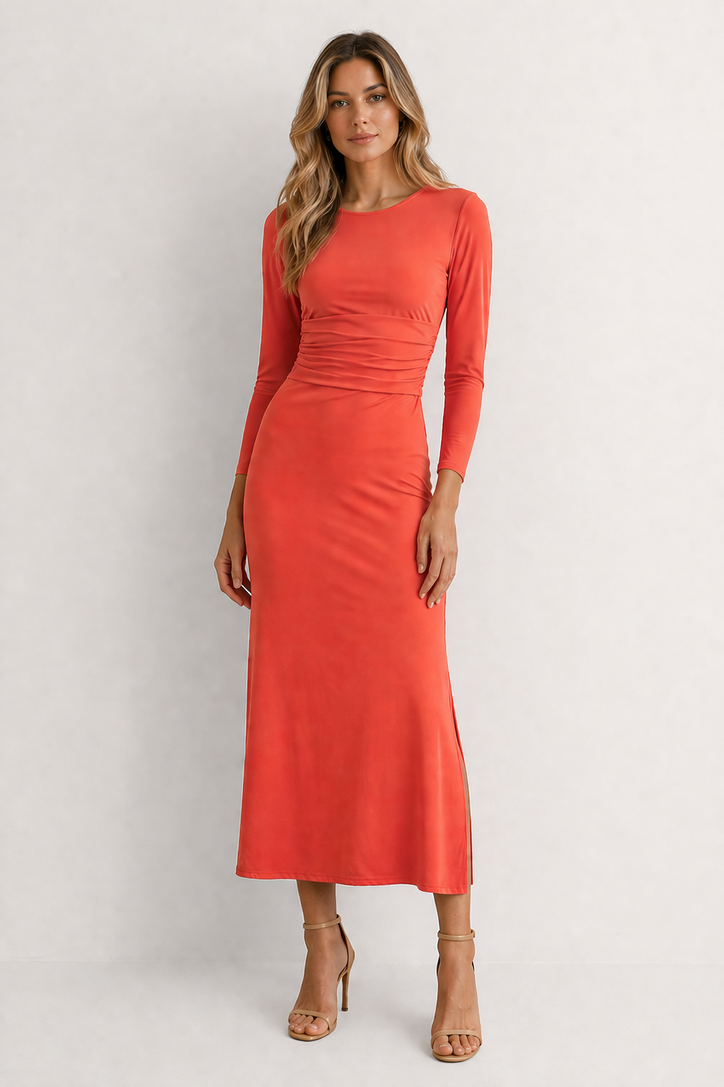 Vestido melon fiesta