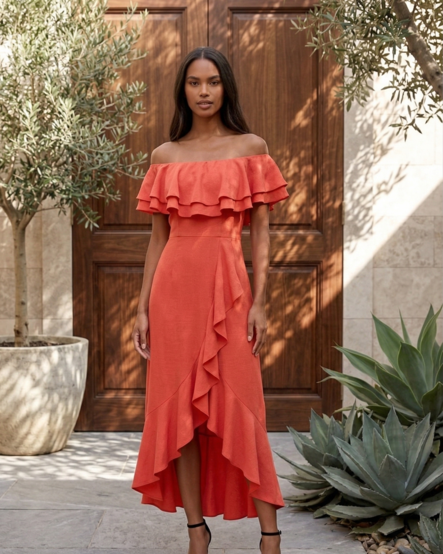 Vestido Ruffle Sunset Muse